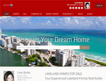 Tablet Screenshot of buyandselllakelandflhomes.com